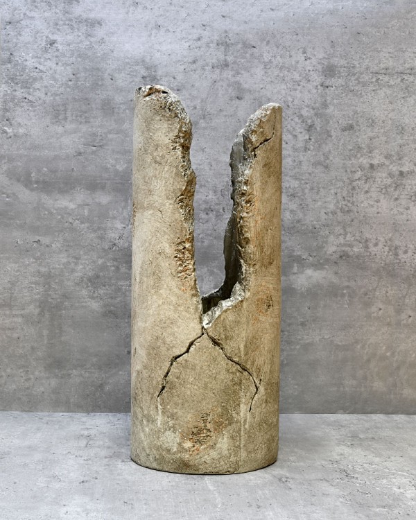 Prehistoric Sand Coloured Container 16"H