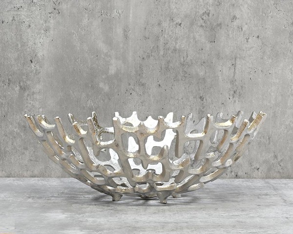 Aluminum Decorative Bowl - Small 12"D