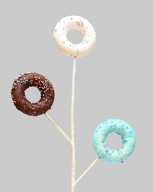 Sprinkled Donut Spray 24" Blue