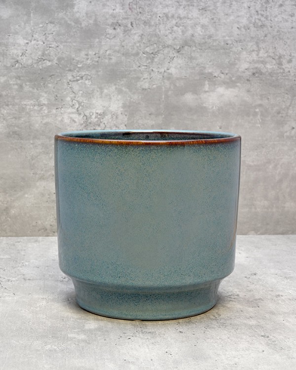 Classic Planter - Blue Medium 6"H