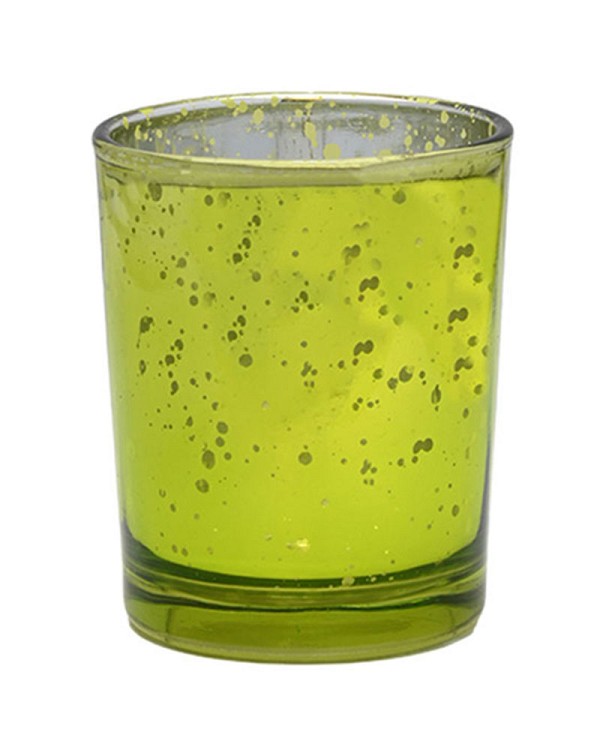 Glass Tealight - Green 2.5"H